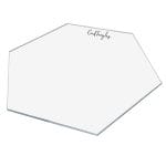 CrafTangles Clear Acrylic Coasters (4 pcs) - Hexagon