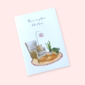 CrafTangles A5 120 gsm Notebook / Diary / Journal - There is no place like Home