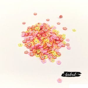 Shaker Elements or Clay Sprinkles - Bright Flowers