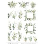 CrafTangles A4 Transfer It Sheets - Watercolour Leaves 2