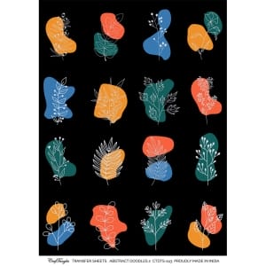 CrafTangles A4 Transfer It Sheets - Abstract Doodles 2