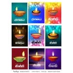 CrafTangles A4 Transfer It Sheets - Happy Diwali 1