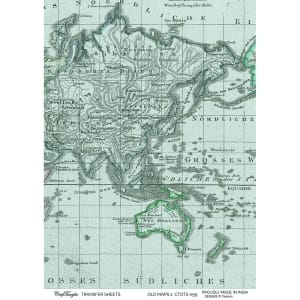 CrafTangles A4 Transfer It Sheets - Old Maps 2