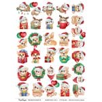 CrafTangles A4 Transfer It Sheets - Christmas Animals 1