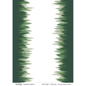 CrafTangles A4 Transfer It Sheets - Pine Trees