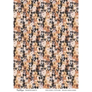 CrafTangles A4 Transfer It Sheets - Dog Lover