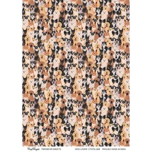 CrafTangles A4 Transfer It Sheets - Dog Lover