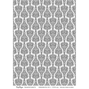 CrafTangles A4 Transfer It Sheets - Ornamental Pattern 2