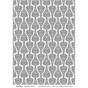CrafTangles A4 Transfer It Sheets - Ornamental Pattern 2