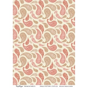 CrafTangles A4 Transfer It Sheets - Paisley Pattern