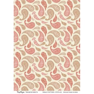 CrafTangles A4 Transfer It Sheets - Paisley Pattern
