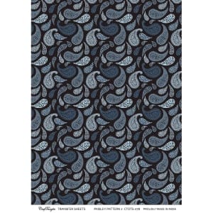 CrafTangles A4 Transfer It Sheets - Paisley Pattern 2