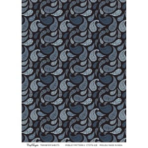 CrafTangles A4 Transfer It Sheets - Paisley Pattern 2