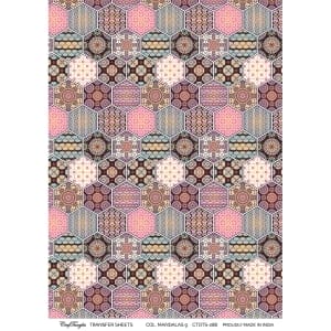 CrafTangles A4 Transfer It Sheets - Colourful Mandalas 9