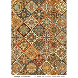 CrafTangles A4 Transfer It Sheets - Colourful Mandalas 11