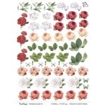 CrafTangles A4 Transfer It Sheets - Vintage Roses 4