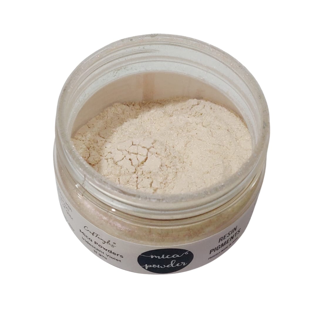 CrafTangles Metallic Mica / Pearl / Resin Pigment Powders 15 gms - Iridescent Violet CrafTangles Mica Iridescent Violet 1 CrafTangles_Mica_Iridescent_Violet_1