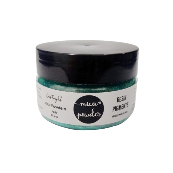 CrafTangles Metallic Mica / Pearl / Resin Pigment Powders 15 gms - Jade