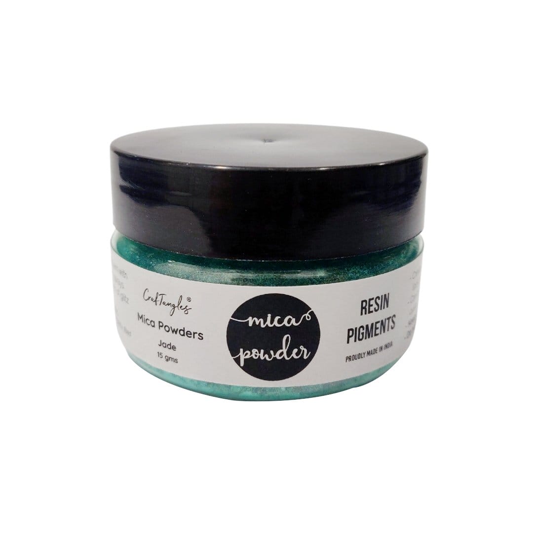 CrafTangles Metallic Mica / Pearl / Resin Pigment Powders 15 gms - Jade CrafTangles Mica Jade CrafTangles Metallic Mica / Pearl / Resin Pigment Powders 15 gms - Jade