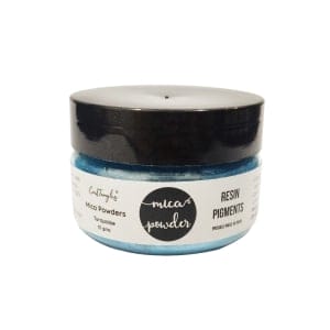 CrafTangles Metallic Mica / Pearl / Resin Pigment Powders 15 gms - Turquoise