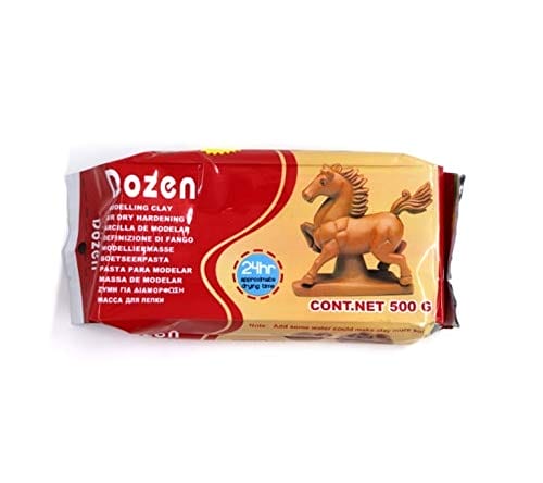 Dozen Modelling Clay - Brown (500gms) Dozen Brown Clay 500gms Dozen Modelling Clay - Brown (500gms)