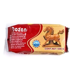 Dozen Modelling Clay - Brown (500gms)