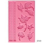 Many Flowers Silicone Clay Mould