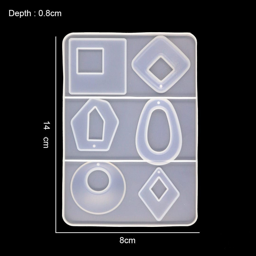 Different Earings Silicone Jewellery Mould (RAWS-209) RAWS 209 silicone moulds Different Earings Silicone Jewellery Mould (RAWS-209)