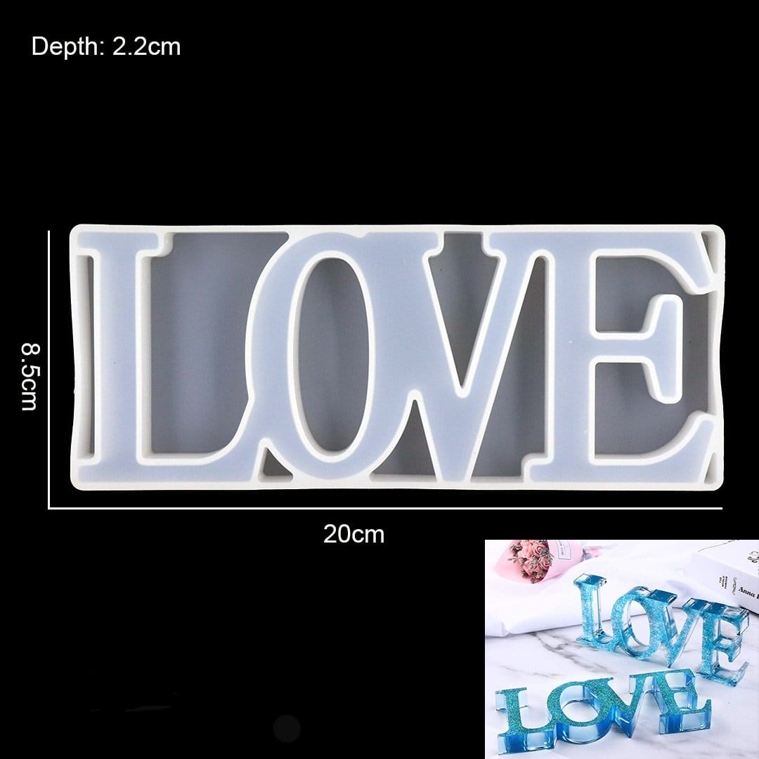 Love Silicone Mould (RAWS-249) RAWS 249 silicone moulds Love Silicone Mould (RAWS-249)