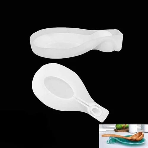 Platter or Spoon Holder Silicone Mould RAWS 429 circle trinket dish resin silicone mould Platter or Spoon Holder Silicone Mould