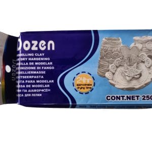 Dozen White Modelling clay (250 gms)
