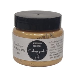 CrafTangles Metallic Texture Paste - Gold (120 ml)