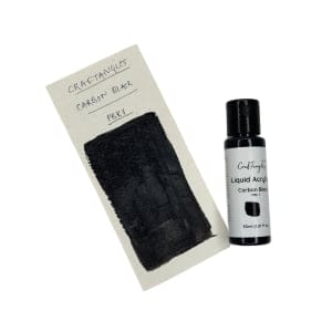 CrafTangles Liquid Acrylics / Acrylic Inks 30 ml - Carbon Black