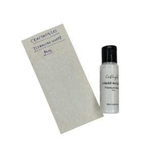CrafTangles Liquid Acrylics / Acrylic Inks 30 ml - Titanium White