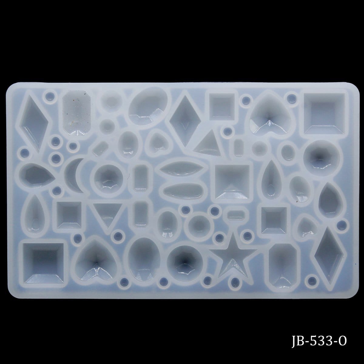 Silicone Various Stones Moulds (JB-533-O) JB 533 O Silicone mould 2 JB-533-O_Silicone_mould_2