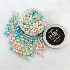 Prima Marketing Memory Hardware Glass Pearls - 3 Fantasy