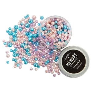 Prima Marketing Memory Hardware Glass Pearls - 4 Nightfall