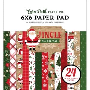 Echo Park Double-Sided Paper Pad 6"X6" 24/Pkg - Jingle All The Way