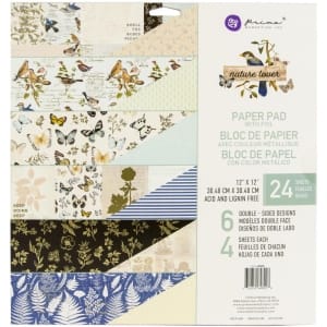 Prima Marketing Double-Sided Paper Pad 12"X12" 24/Pkg - Nature Lover