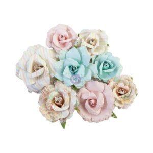 Prima Marketing Mulberry Paper Flowers - Stardust/Magic Love