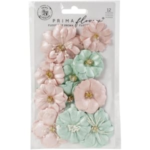 Prima Marketing Mulberry Paper Flowers - Pastel Dreams/Magic Love
