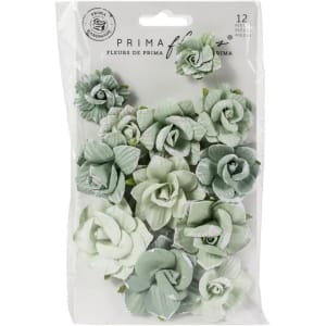 Prima Marketing Mulberry Paper Flowers - Emerald Beauty/My Sweet