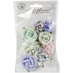 Prima Marketing Mulberry Paper Flowers - Rose Gouache/Watercolor Floral