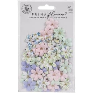 Prima Marketing Mulberry Paper Flowers - Watercolor Beauty/Watercolor Floral