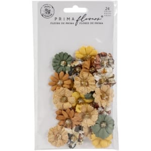 Prima Marketing Mulberry Paper Flowers - Together/Diamond