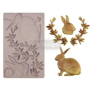 Prima Marketing Re-Design Mould 5"X8"X8mm - Meadow Hare