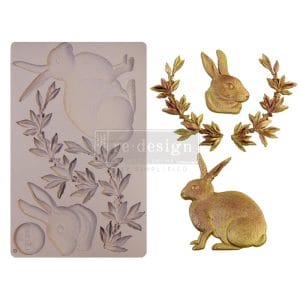 Prima Marketing Re-Design Mould 5"X8"X8mm - Meadow Hare