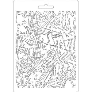 Stamperia Soft Maxi Mould A5 - Glass Effect, Arctic Antarctic