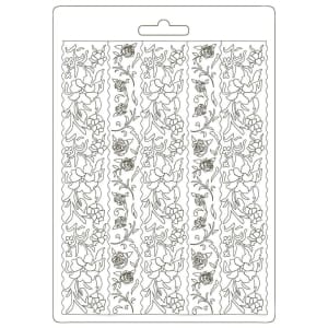 Stamperia Soft Maxi Mould A5 - Alice Borders
