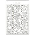 Stamperia Soft Maxi Mould A5 - Alice Borders